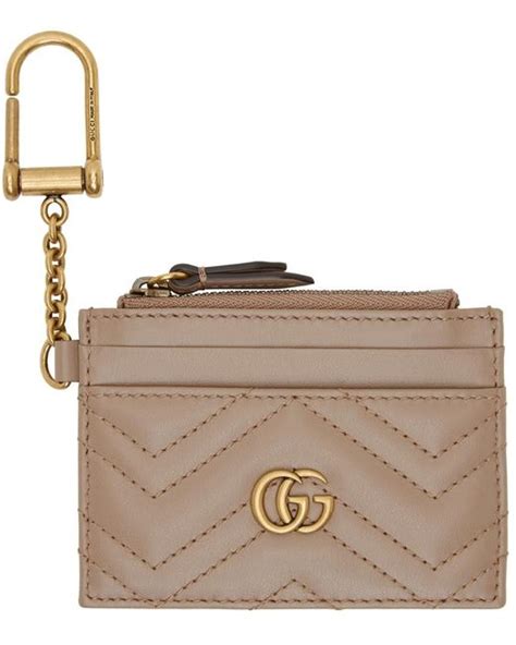 gucci card holder with key ring